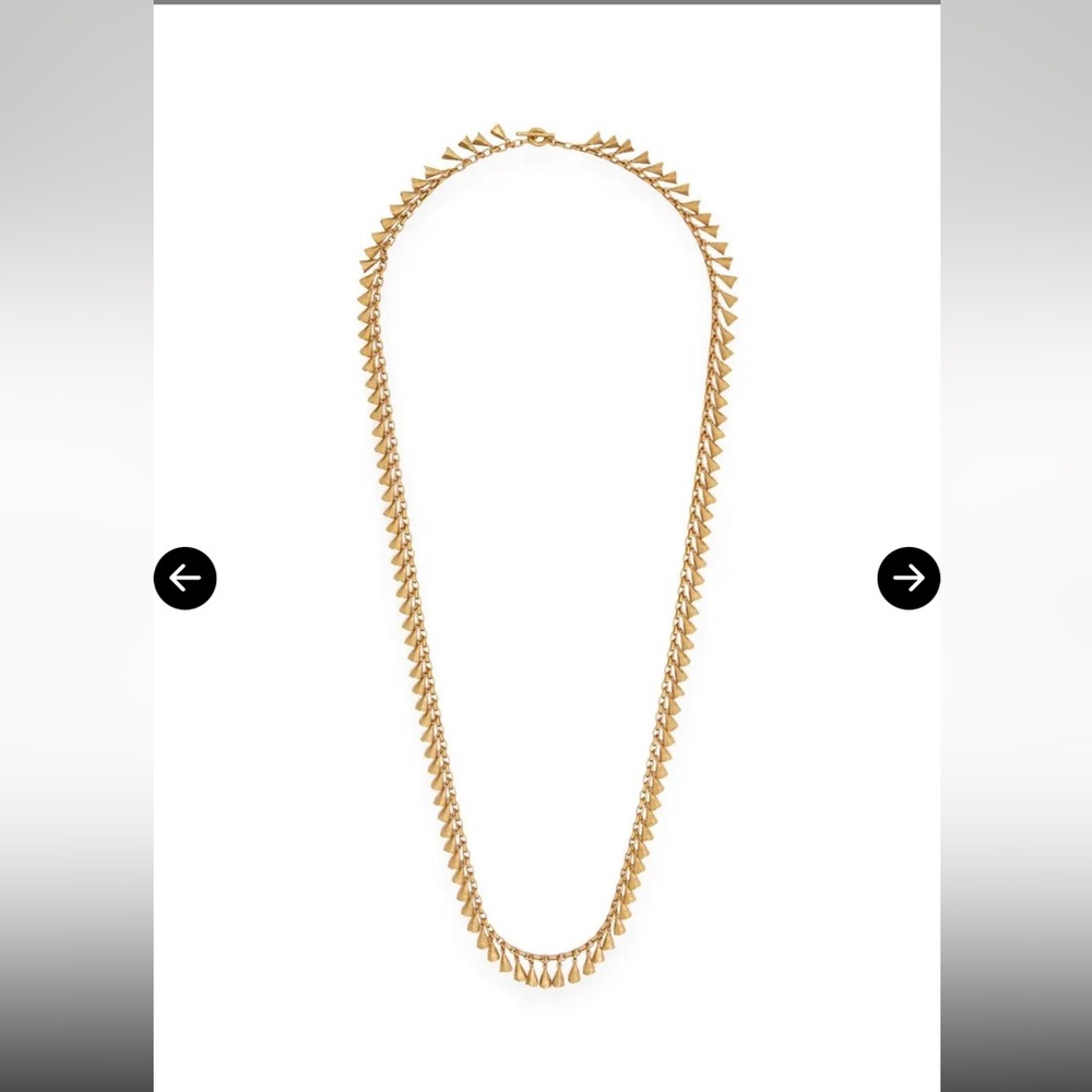 New Zimmermann 14 Kt. Gold-Plated Whimsy Necklace